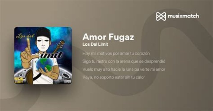 Amor fugaz lyrics