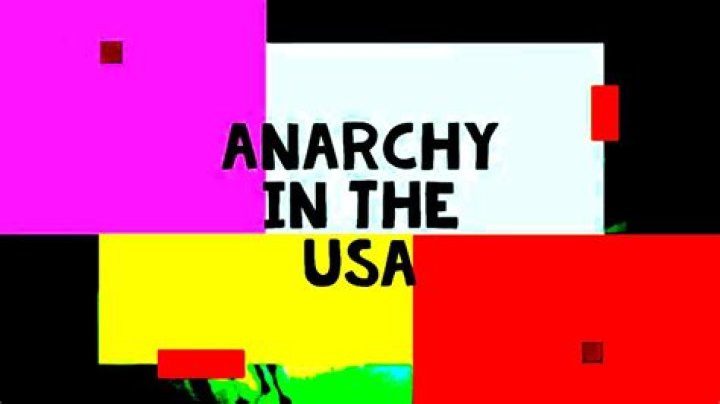 Anarchy in the usa lyrics