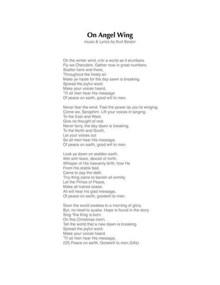 Angels wings lyrics