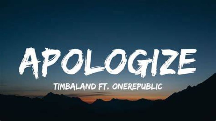 Baby i apologize lyrics