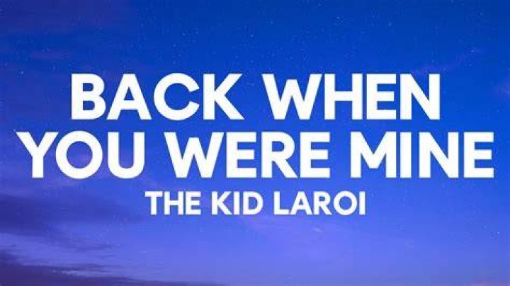 Back when you were mine lyrics