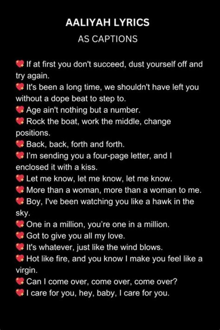 Bad bitch named aaliyah lyrics