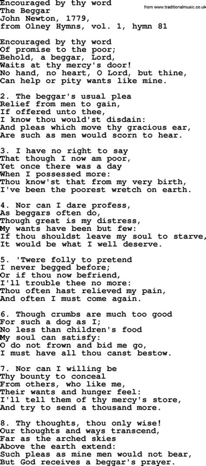 Be encouraged lyrics