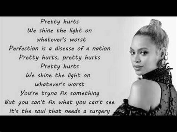 Beyonce pretty hurts lyrics