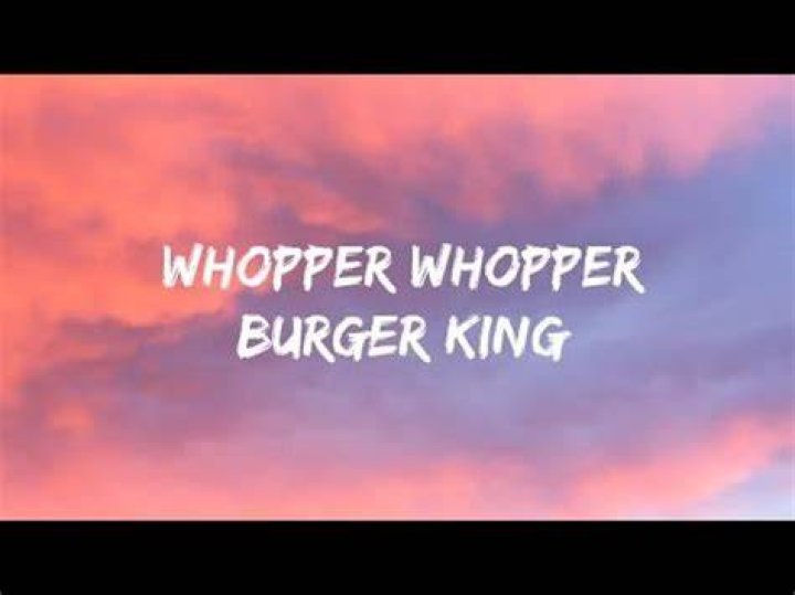 Burger king song lyrics