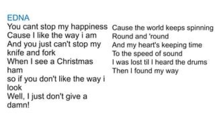 Cant stop the world from spinning lyrics
