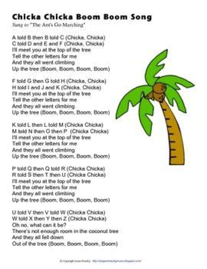 Coconut tree lyrics