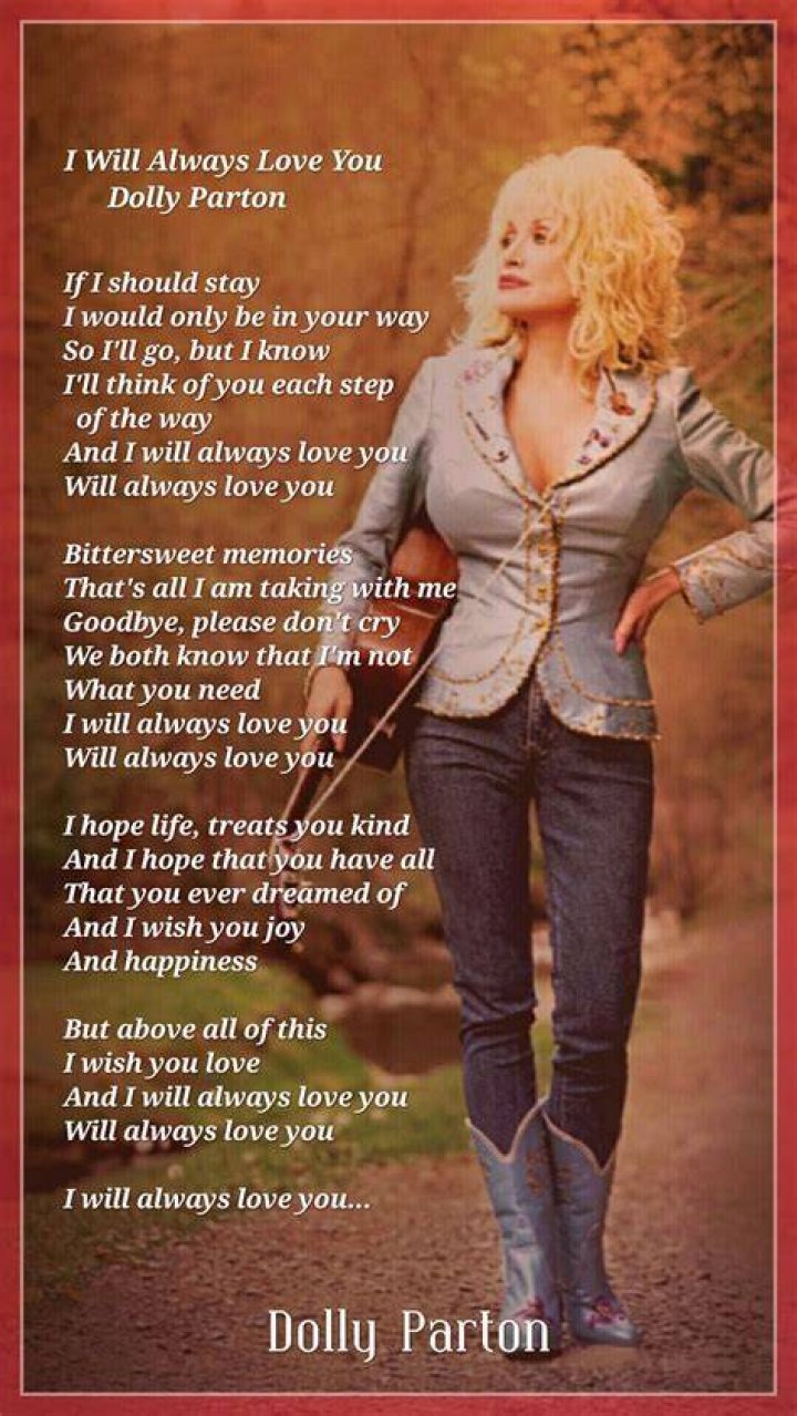 Dolly parton you are lyrics