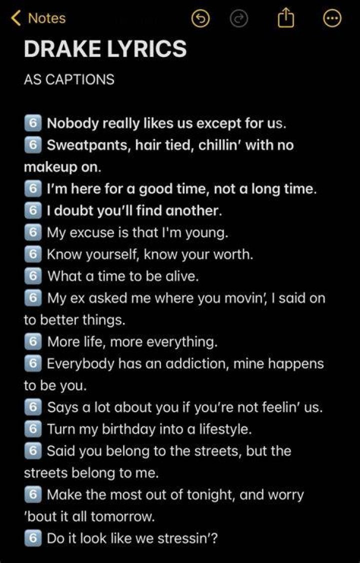 Drake wine lyrics