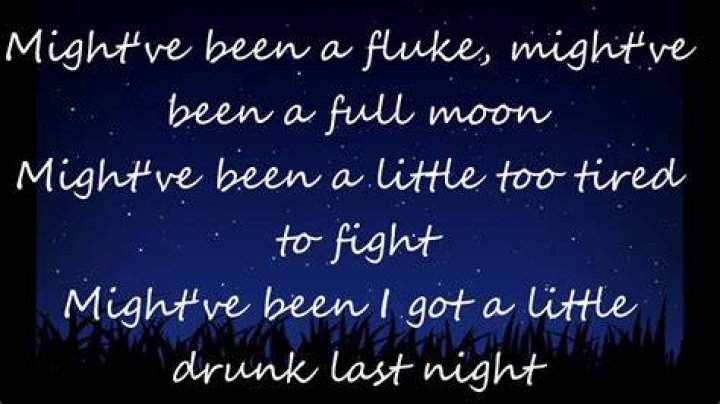 Drunk again last night lyrics