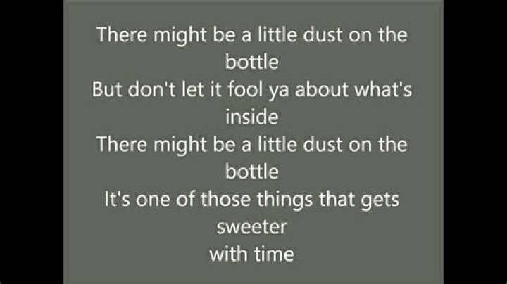 Dust on the bottle lyrics