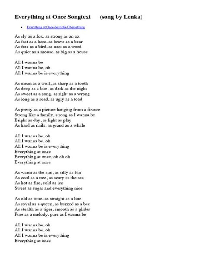 Enough is everything lyrics