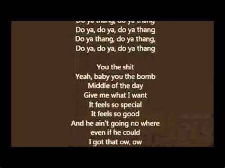 Go ahead and do ya thang lyrics