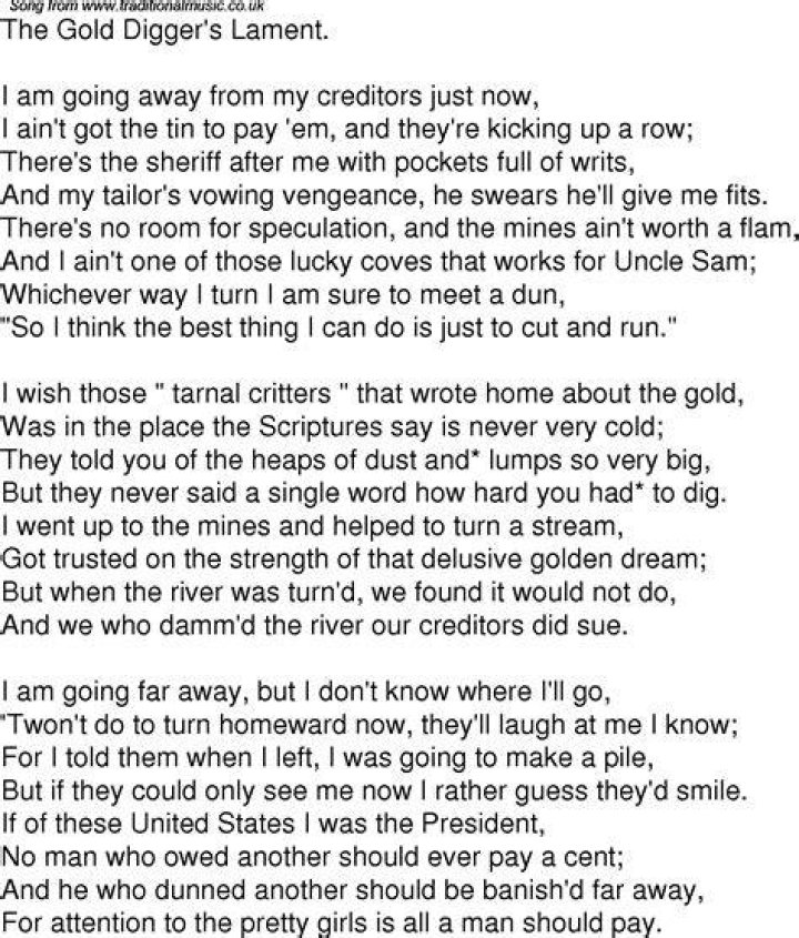 Gold digger lyrics lyrics