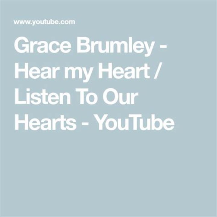 Grace larson hear my heart lyrics