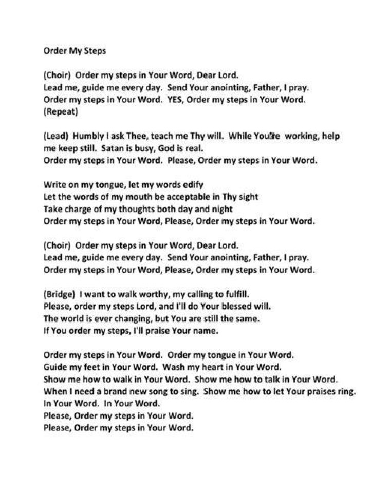 He steps in lyrics