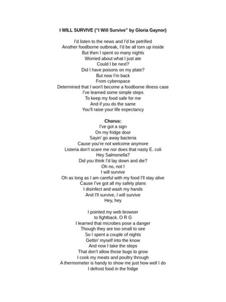 I will not die i will survive lyrics