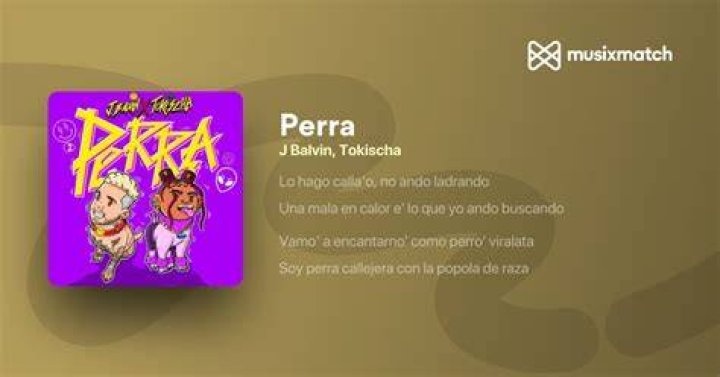La perra lyrics