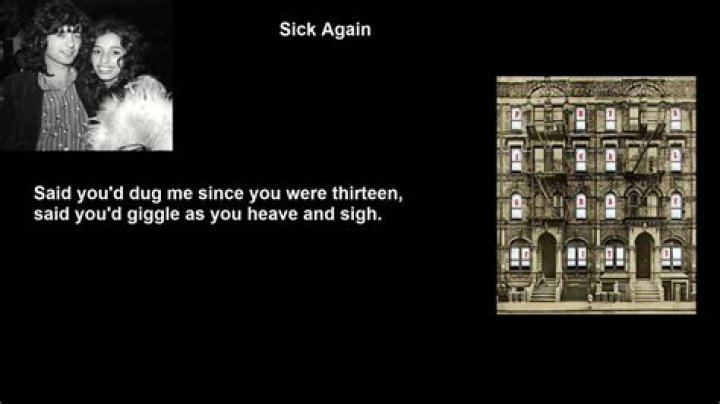 Led zeppelin sick again lyrics