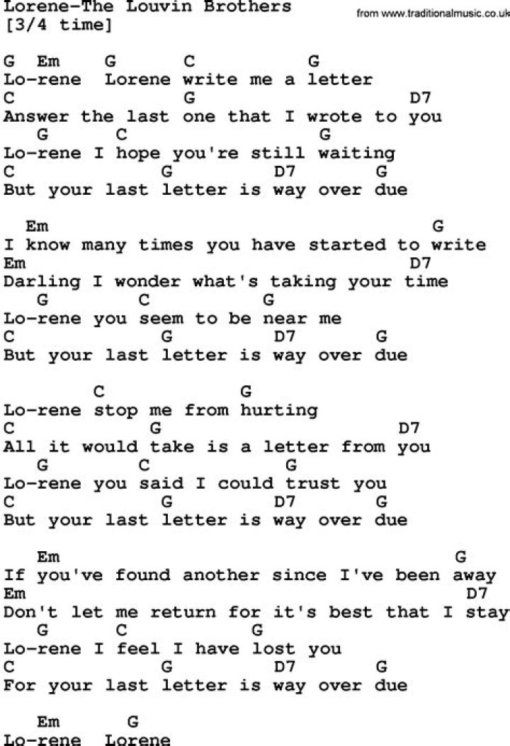 Louvin brothers lyrics