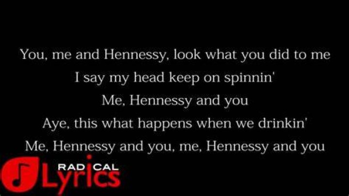 Me u n hennessy lyrics