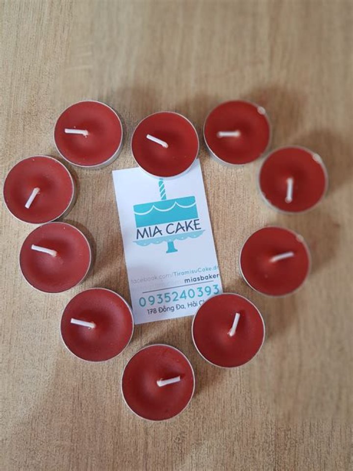 Nến Tealight - Tiệm b&aacute;nh MiaCake Đ&agrave; Nẵng