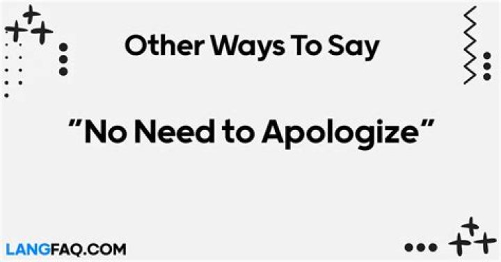 No need to apologize lyrics