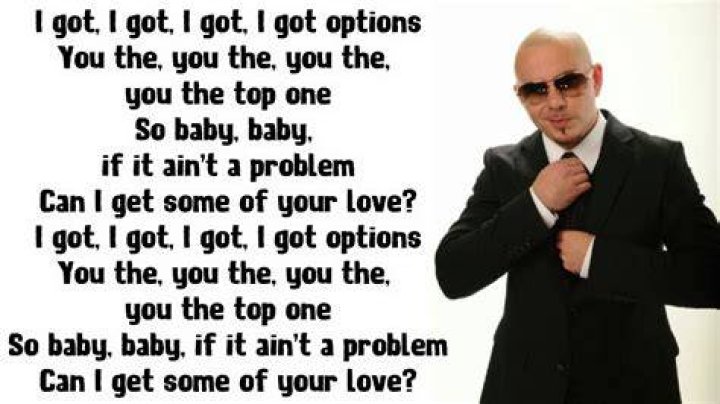 Pitbull options lyrics