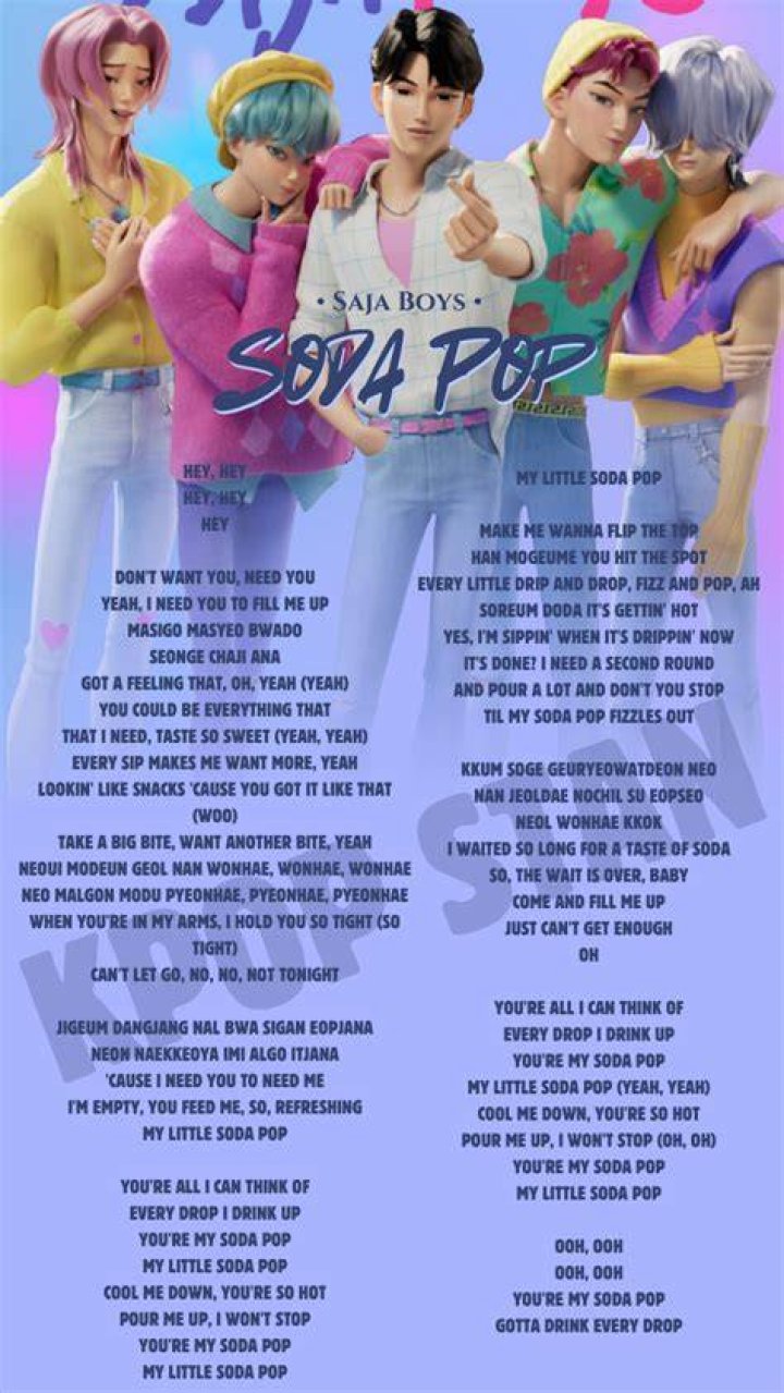 Pop pop bang! lyrics
