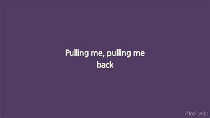 Pulling me back lyrics