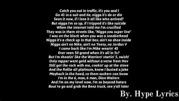 Racist freestyle lyrics
