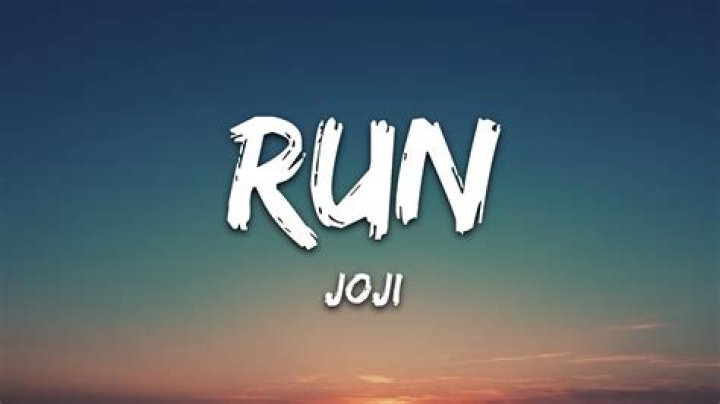 Run joji lyrics