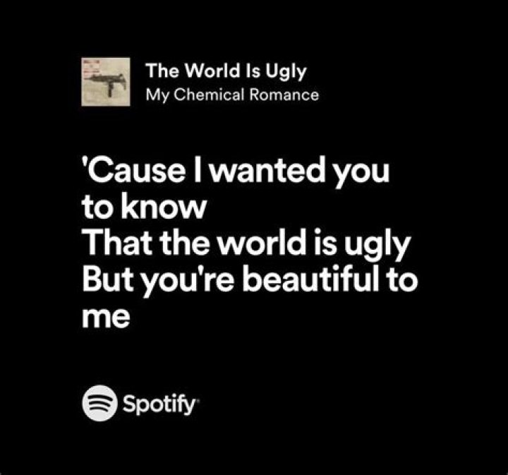 Songs about being ugly lyrics