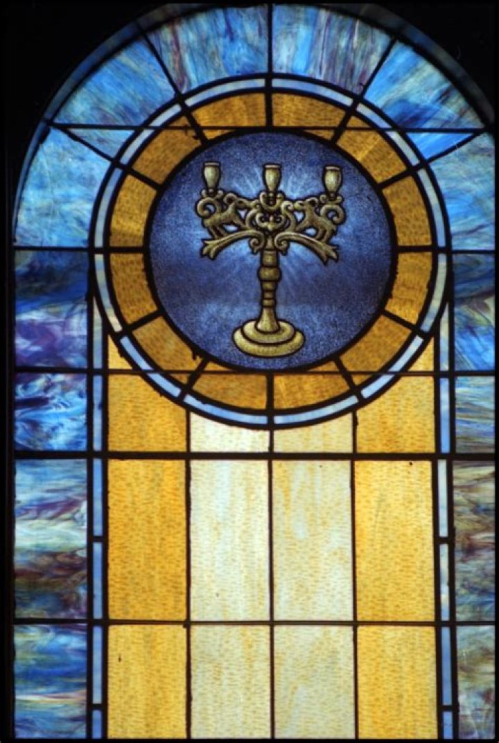 Stained glass window candelabra lyrics