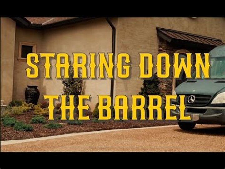 Staring down the barrel lyrics