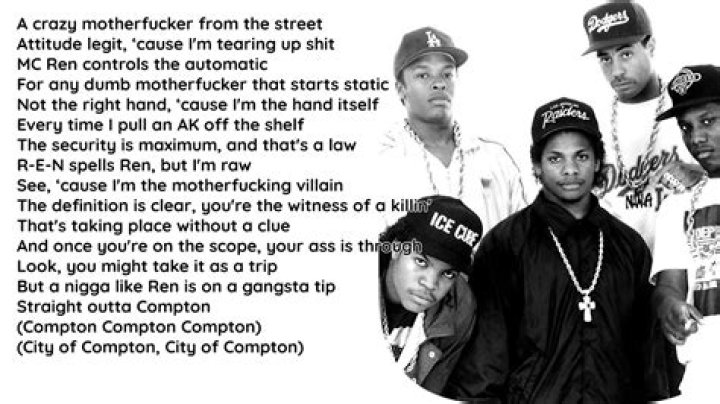 Straight outta compton lyrics