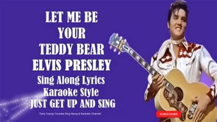 Teddy bear elvis lyrics