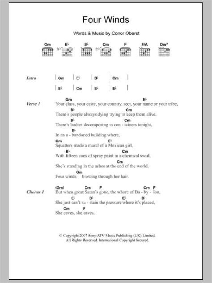 The Killers - Four Winds Lyrics Meaning