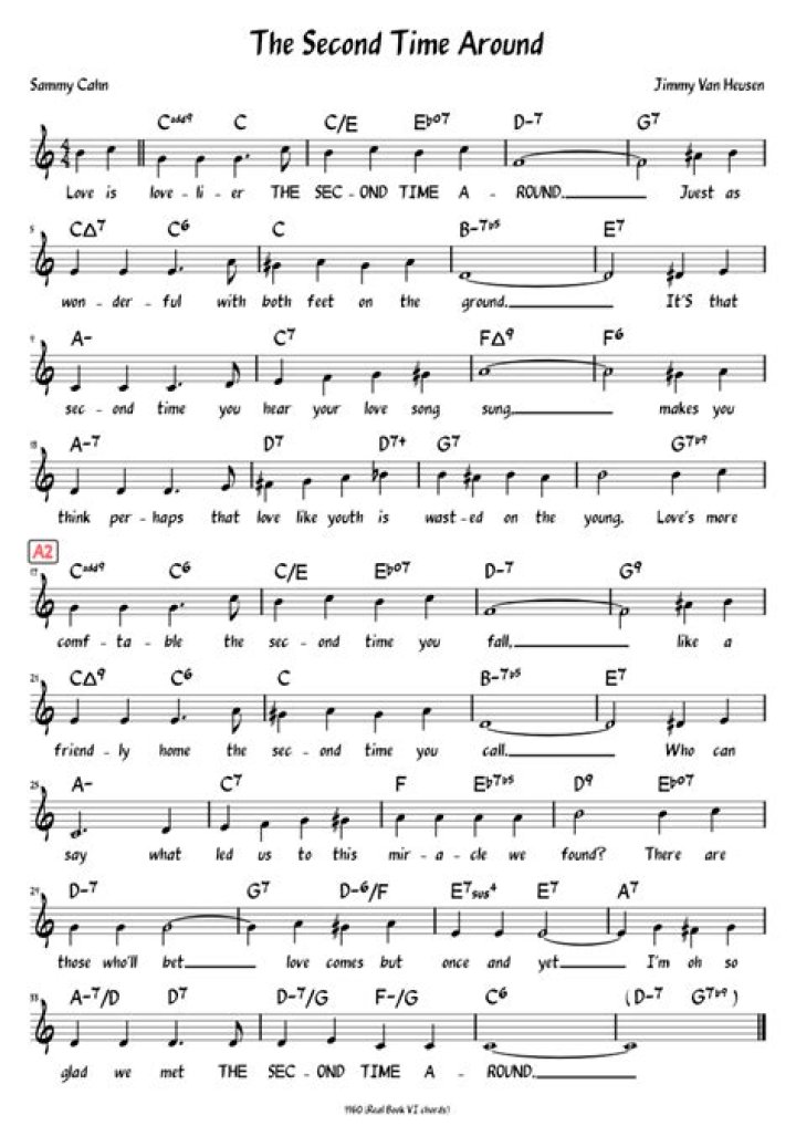 The sheen second time around lyrics