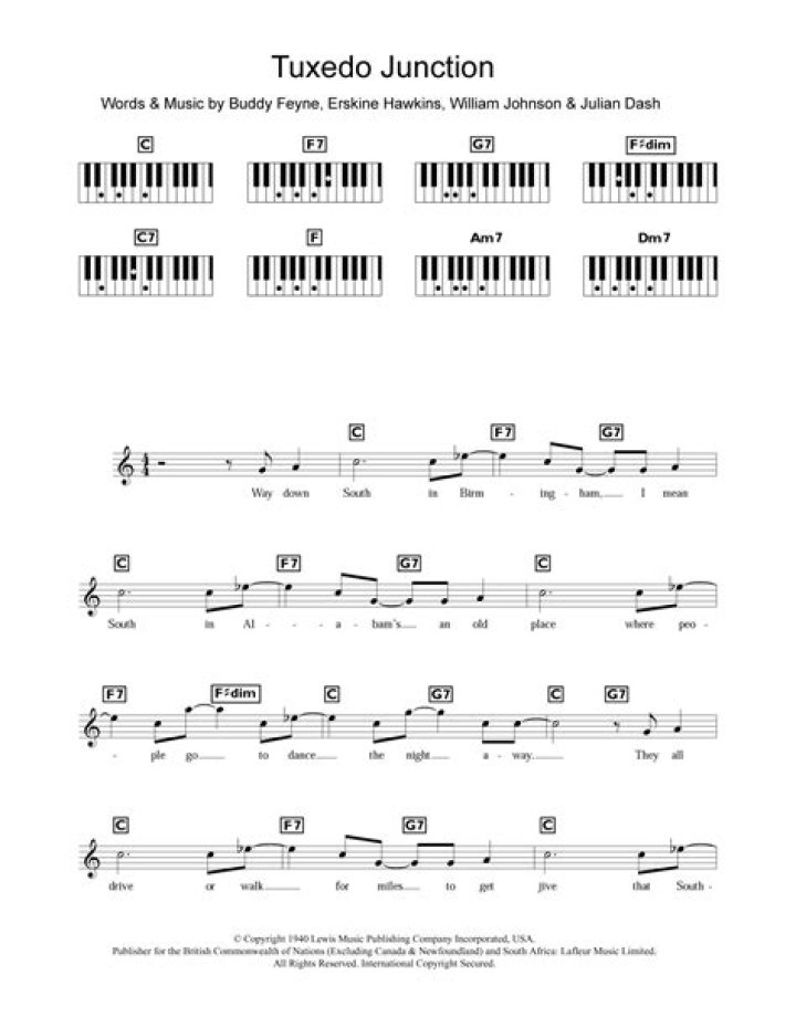 Tuxedo junction lyrics