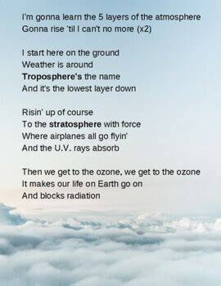 Up in the atmosphere lyrics