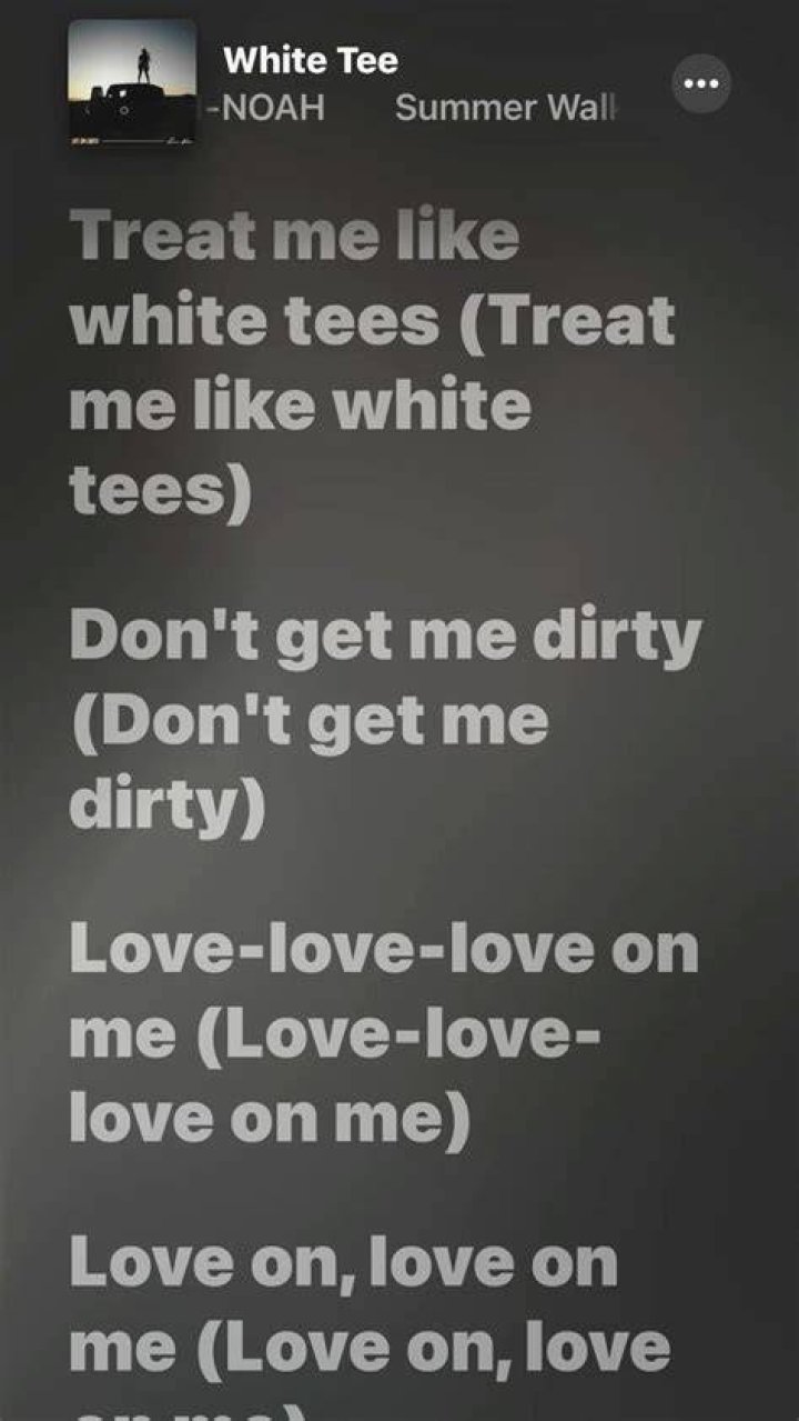White tees clean lyrics