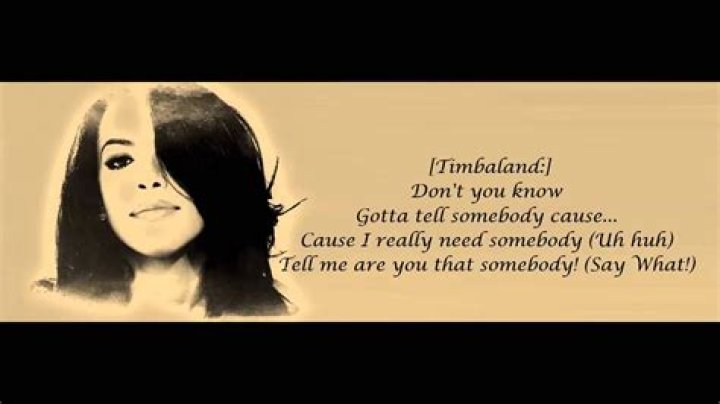 You that somebody lyrics