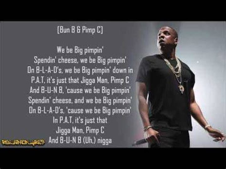 Z big pimpin and lyrics